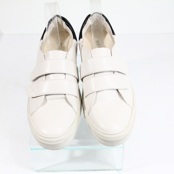 Nine West Fashion Sneaker sz 9.5 Women Platform Shoe Faux Leather - Picture 7 of 11